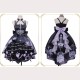 Skeleton Feast Gothic Lolita Dress JSK by YingLuoFu (SF126)